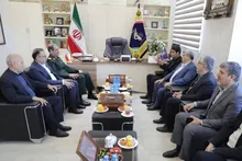 دیدار استاندار کردستان با سردار جمشید رضایی، فرمانده سپاه بیت‌المقدس استان