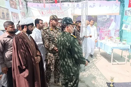 نمایشگاه دفاع مقدس در سراوان میزبان اقشار مختلف مردم شد