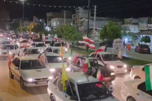 هشتاد و یکمین موج تجمع مردم کرمانشاه در حمایت از نظام و رهبری