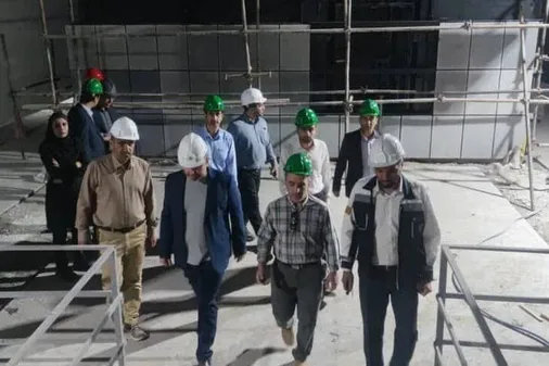بازدید معاون راه و ترابری سازمان برنامه و بودجه کشور از پروژه خط ۲ قطار شهری شیراز