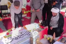 مراسم مهمانی لاله‌ها و غبارروبی گلزار شهدا در فارسان