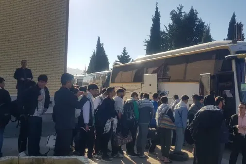 اعزام 380 دانش آموز پسر شهرستان بویراحمد به مناطق عملیاتی جنوب