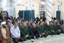 برگزاری مراسم یادبود جانباز معزز دوران دفاع مقدس شهید حسین امیدواری