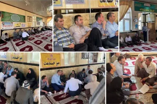 میز خدمت جهادی با حضور سپاه شهرستان بمناسبت هفته دولت