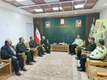 دیدار فرمانده سپاه امام رضا (ع) با فرمانده انتظامی خراسان رضوی