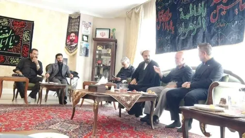 دیدار مسئول دفتر نمایندگی ولی&zwnj;فقیه سپاه کرمانشاه با خانواده شهید معین نظری