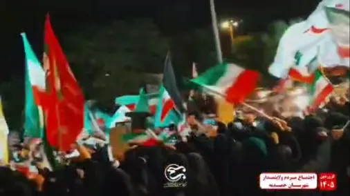 حضور باشکوه مردم ولایتمدار شهرستان حمیدیه در اجتماع مرکزی میدان قدس جمعه ۱۴فروردین