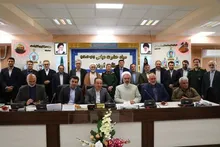 دیدار مسئولین استان اردبیل با فرمانده سپاه حضرت عباس (ع) به مناسبت سالروز تاسیس سپاه