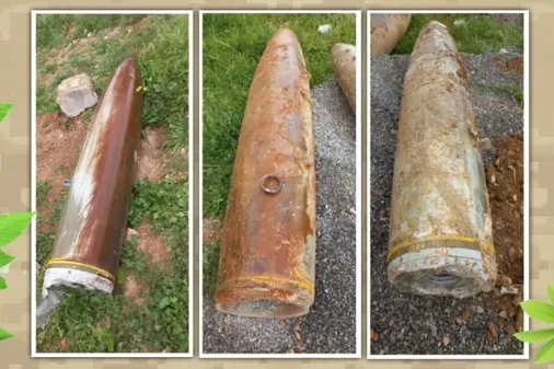 خنثی سازی سه بمب از نوع mk84