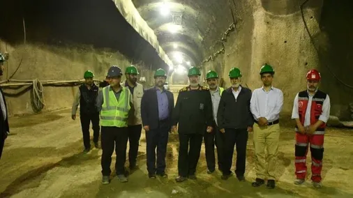 بازدید جانشین فرمانده کل سپاه از پروژه راهبردی پردیس فناوری زیرزمینی در تهران