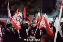میدان‌داری مردم کرمانشاه در اجتماع ۱۴۷ نحن المنتقمون