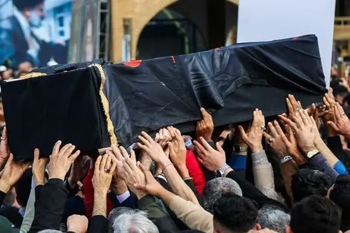 مراسم تشییع پیکر آیت&zwnj;الله سید علی شفیعی در اهواز