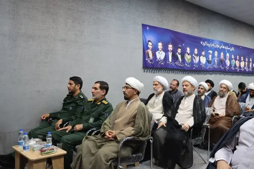 مراسم آیین تکریم و معارفه مسئول سازمان بسیج اساتید، طلاب و روحانیون استان سمنان برگزار شد