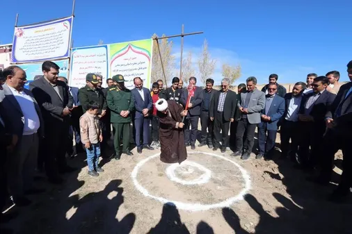 آغاز عملیات ساخت مدرسه ۹ کلاسه در روستای کاسین ورزقان با مشارکت قرارگاه سازندگی خاتم&zwnj;الانبیاء(ص)