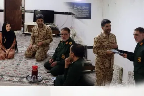 تکریم سربازان مدافع وطن در کامیاران/ فرمانده سپاه شهرستان با خانواده&zwnj;های سربازان دیدار کرد