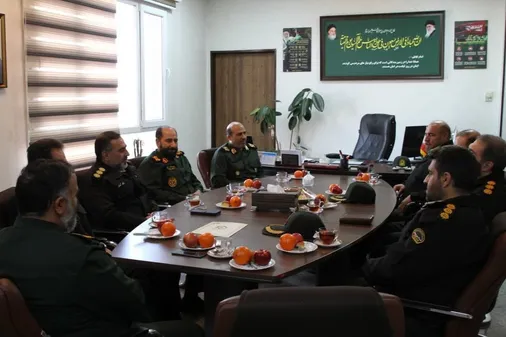 دیدار مدیران دستگاه&zwnj;های اجرایی استان البرز، با فرمانده سپاه امام حسن مجتبی علیه السلام