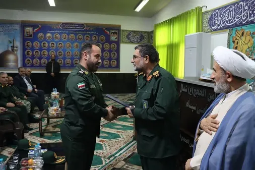 آیین تکریم و معارفه در پایگاه دریایی ثامن الحجج(ع) مازندران