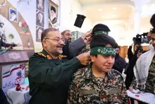 برگزاری مراسم نایب الشهید در همدان به مناسبت هفته بسیج با حضور مسئول سازمان بسیج  کشور