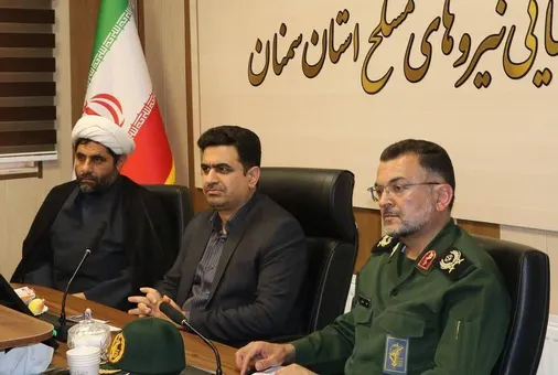 دیدار فرمانده سپاه استان سمنان با رئیس سازمان قضایی نیروهای مسلح به مناسبت هفته قوه قضائیه
