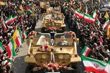 جشن ازدواج ۱۱۰ زوج جان‌فدای ایران در میدان امام حسین (ع)