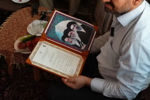 دیدار صمیمانه با خانواده ی شهید والامقام حاج هاشمی