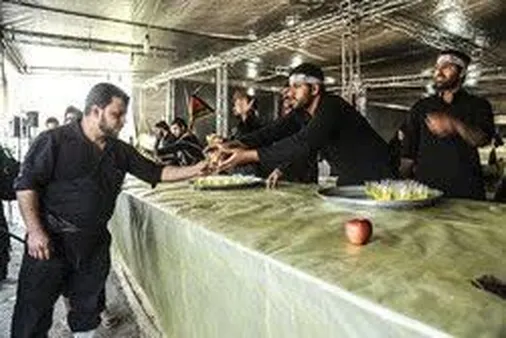 برپایی موکب شهدای نیروی دریایی سپاه در مراسم تشییع قائد عظیم الشأن شهید امت