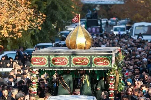 آئین تشییع شهید طریق&zwnj;القدس سردار &laquo;کیومرث پورهاشمی&raquo;