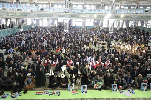آیین ویژه گرامیداشت حماسه نهم دی در مصلی بزرگ امام خمینی(رحمت الله علیه)  با سخنرانی سردار علی محمد نائینی معاون روابط عمومی و سخنگوی کل سپاه