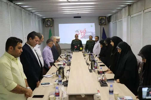 نشست خبری معاون هماهنگ کننده سپاه حضرت صاحب الزمان (عج) به مناسبت هفته دفاع مقدس