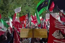 اعلام آمادگی و تجدید بیعت مردم کرمانشاه با حضرت آیت الله امام سیدمجتبی حسینی خامنه ای در ایستگاه یکصد و هشتاد و ششم
