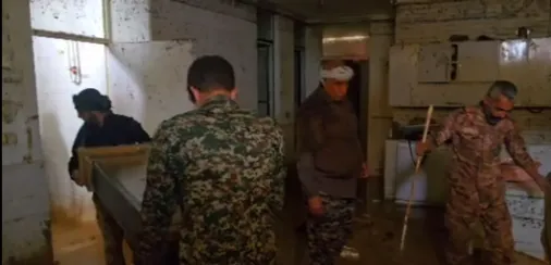 بسیجیان جهادگر کماکان پای کار مردم...