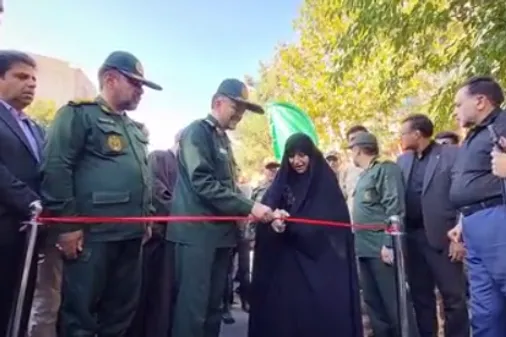 افتتاح نمایشگاه طرح اسوه بسیج شهرستان شاهرود همزمان با رزمایش جان&zwnj;فدایان ایران