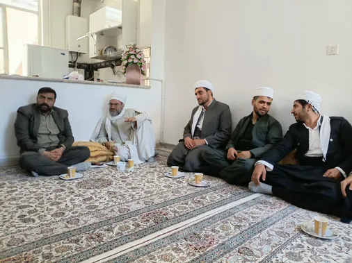 دیدار امام جمعه و علمای اهل سنت جوانرود با فرمانده جدید سپاه ناحیه