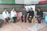 بازدید معاون هماهنگ‌کننده سپاه حضرت نبی‌اکرم (ص) استان کرمانشاه از موکب مادر و کودک