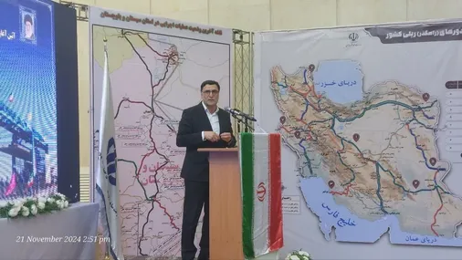 عملیات ریل&zwnj;گذاری راه&zwnj;آهن زاهدان - چابهار (حدفاصل خاش- چابهار)
