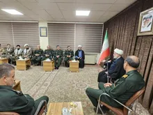دیدار مسئولین سپاه بیت المقدس با نماینده ولی‌فقیه در استان کردستان