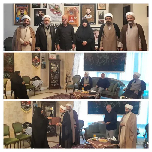 تجلیل مسئول سازمان بسیج طلاب کشور از خانواده طلبه بسیجی شهید محمدمعین نظری