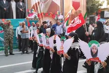 حضور پرشور بانوان بسیجی در رزمایش «جان‌فدایان بام ایران»