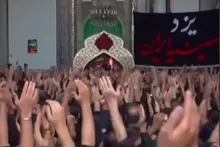 نجوای عزاداری یزدی‌ها در جوار امام رئوف