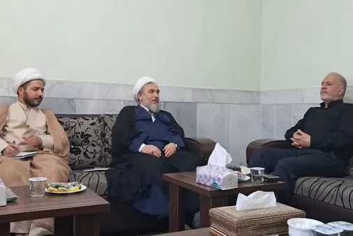 جلسه مسئول سازمان بسیج اساتید، طلاب و روحانیون کشور با سردار فدا