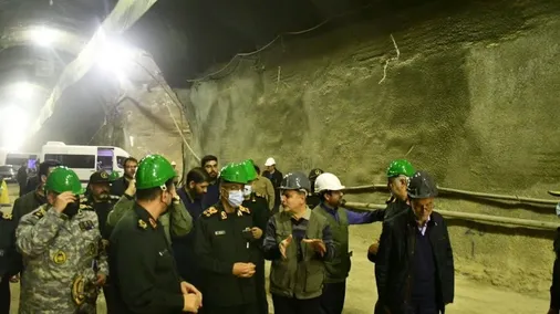 بازدید رئیس ستاد کل نیروهای مسلح از پروژه راهبردی پردیس فناوری زیرزمینی دانشگاه امام حسین (ع)