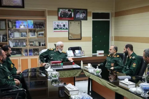 دیدار فرماندهان سپاه استان مازندران در اولین روز هفته دفاع مقدس