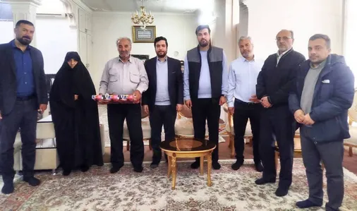 دیدار مدیران و مسئولین شرکت ملی سرب و روی ایران با سردار شهید دکتر حمیدرضا حیدری