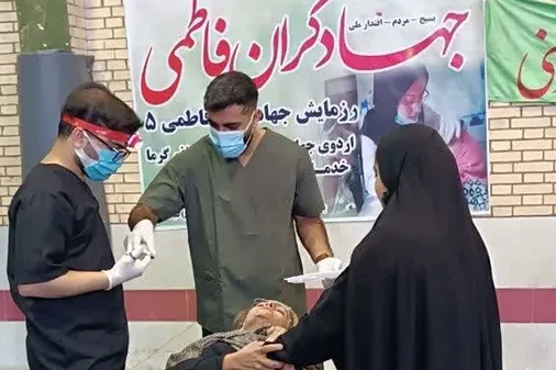 برگزاری رزمایش جهادگران فاطمی ۵ ناحیه امیرالمومنین علیه السلام