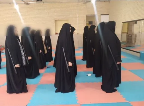 آمادگی دختران پایگاه هانیه برای شرکت در &laquo;همایش اقتدار جانفدایان&raquo;؛تمرینات رزمی و دفاعی