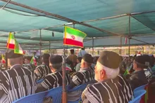 «بِرنوها» به احترام شهدا به خط شدند