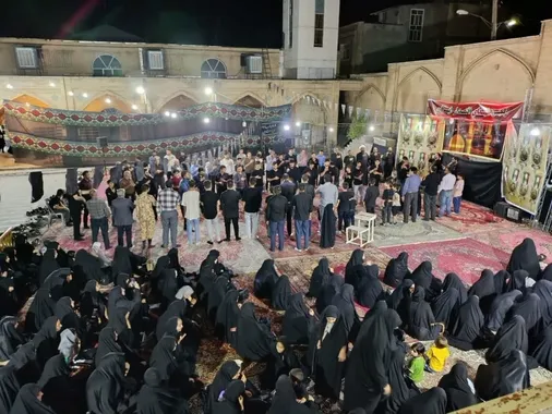 برگزاری مراسم گرامیداشت اربعین شهدای اقتدار ایران در شهر جونقان