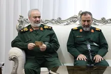 دیدار سردار فدوی با خانواده شهید تازه تفحص شده گلستان