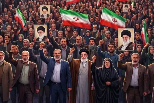 مراسم اولین سالگرد شهادت شهدای جنگ ۱۲ روزه اقتدار کاشان