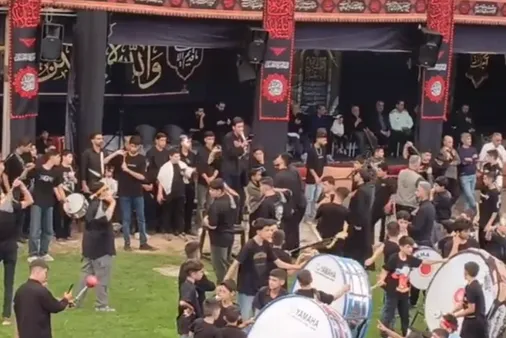 طلوع شور حسینی در هیئت دانش آموزی &laquo;قاسم الحسن&raquo; خوانسار